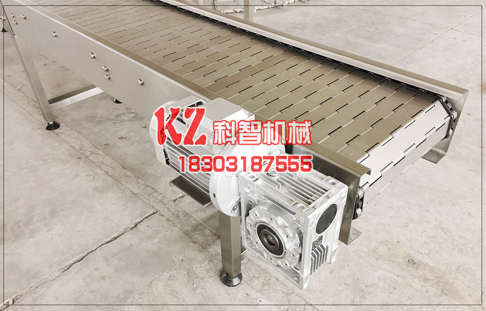 樹莓速凍線鏈板輸送機發貨通知